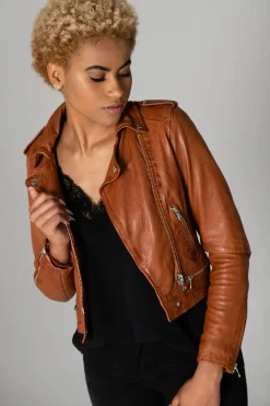 Blouson Femme Oakwood Kyoto Cognac 507