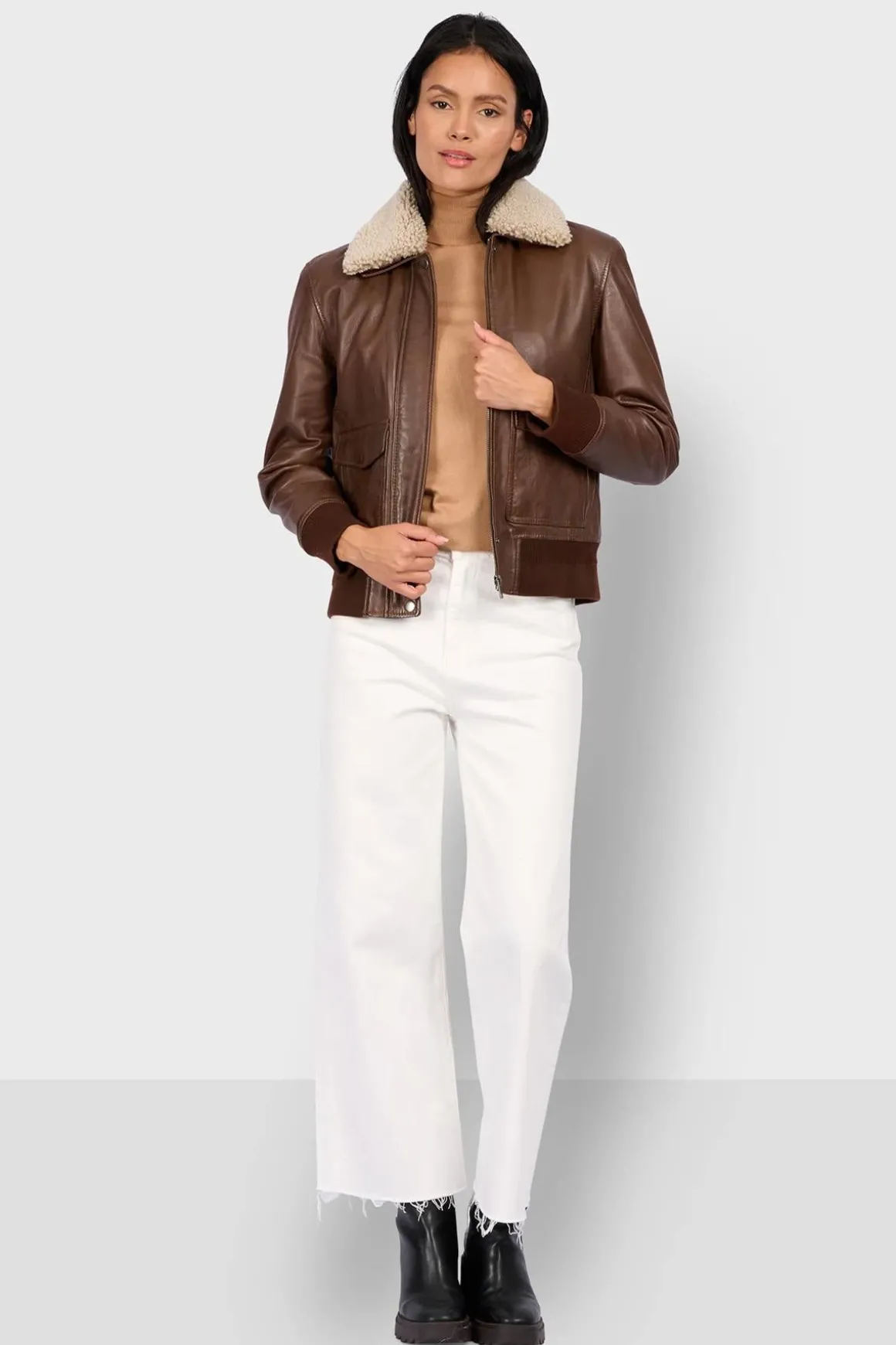 Blouson Femme Oakwood Laury Cacao 654