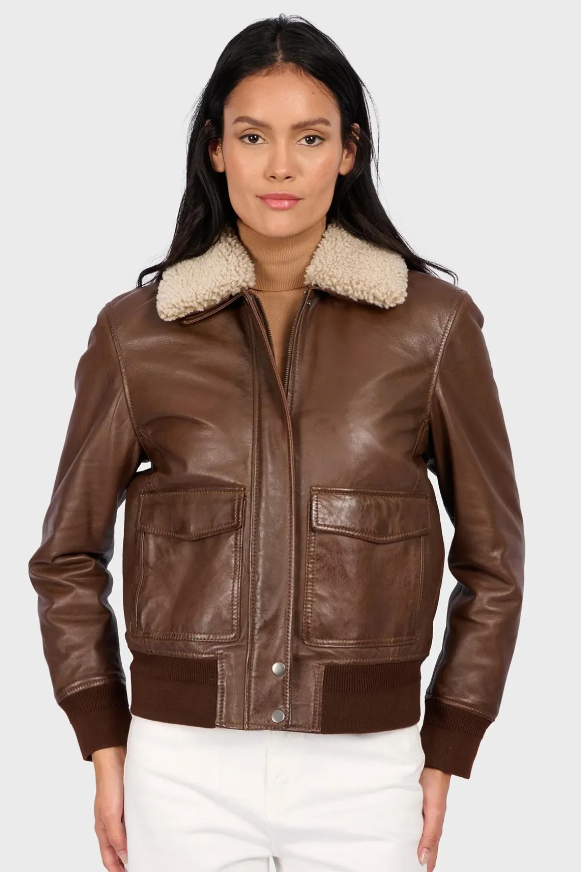 Blouson Femme Oakwood Laury Cacao 654