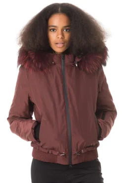 Blouson Femme Oakwood Snow Bordeaux 540
