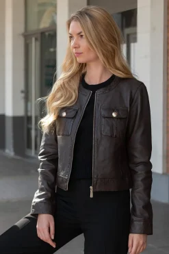 Blouson Femme Oakwood Susan Choco 505