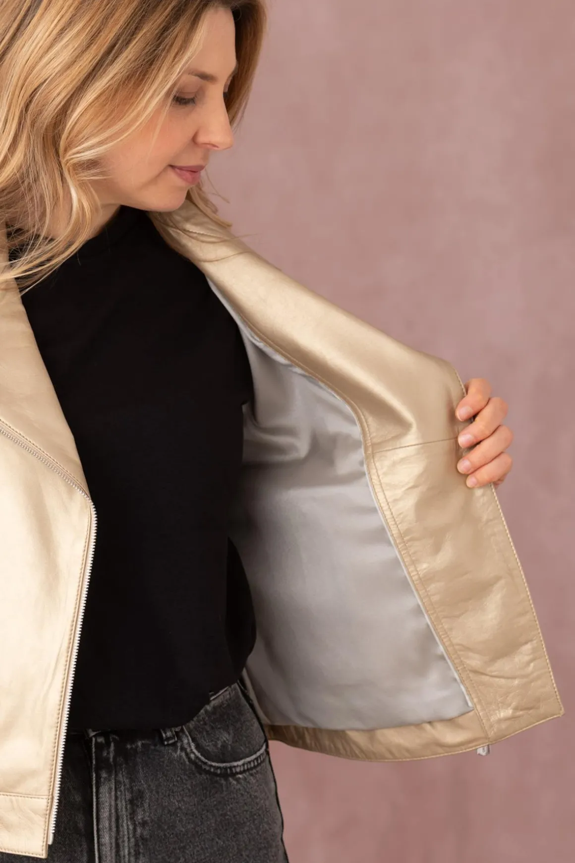 Blouson Femme Oakwood Thea Metal Light Gold 644