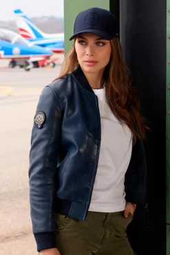 Blouson Femme Patrouille De France Baker Alpha Bleu Ocean