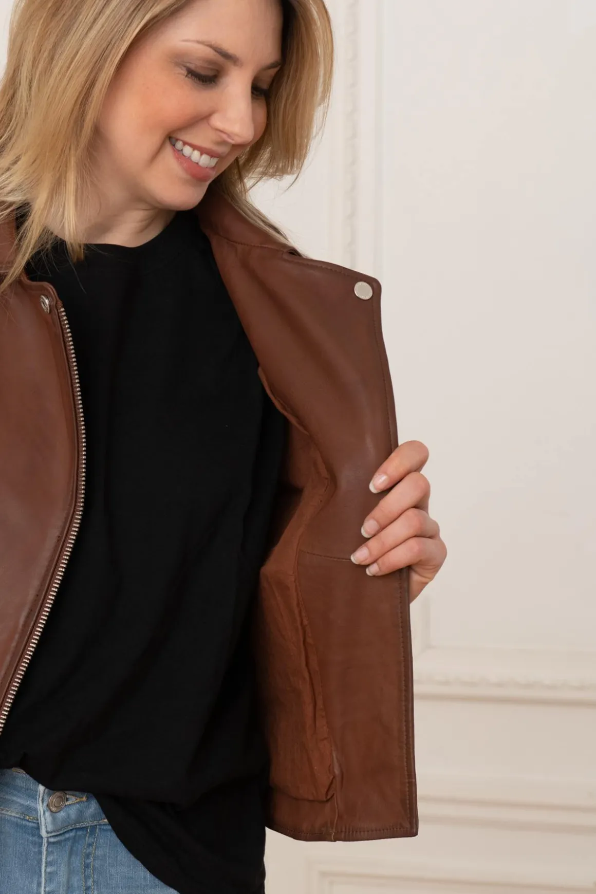Blouson Femme Redskins Bridget Holster Cognac