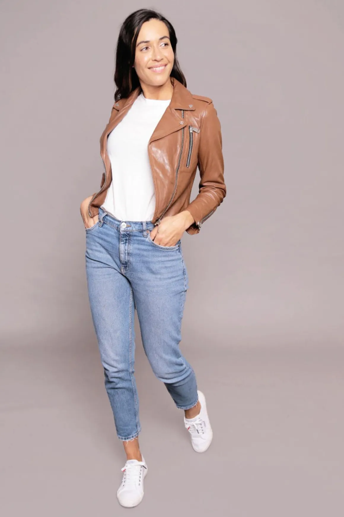 Blouson Femme Redskins Jutta Tripway Cognac
