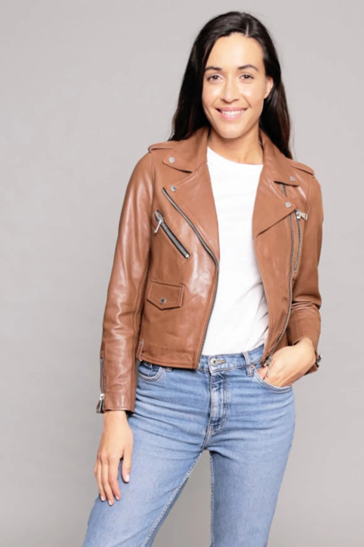 Blouson Femme Redskins Jutta Tripway Cognac