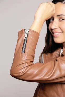 Blouson Femme Redskins Jutta Tripway Cognac