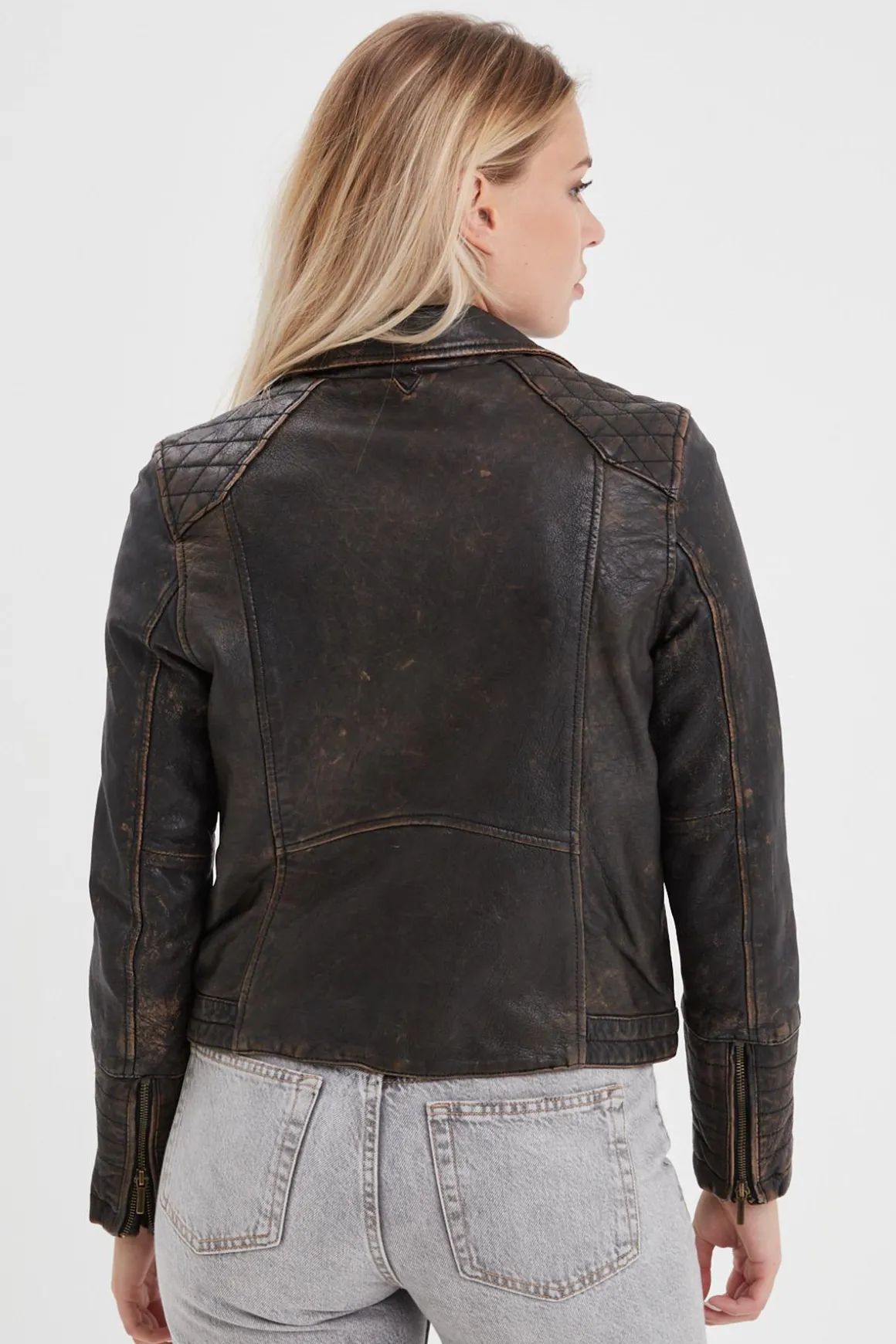 Blouson Femme Rose Garden Carmen Sheep Veg Kanwal Black Beige