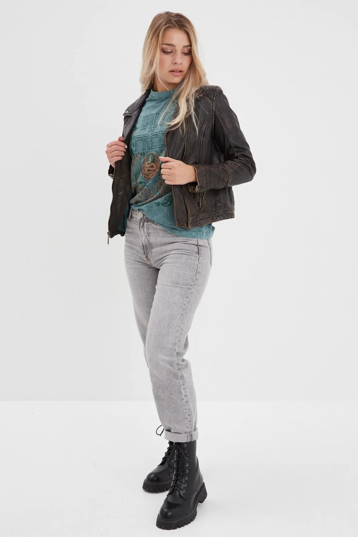 Blouson Femme Rose Garden Carmen Sheep Veg Kanwal Black Beige