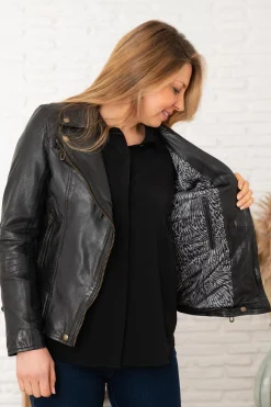 Blouson Femme Rose Garden Corant Sheep Aosta Black