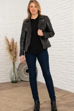 Blouson Femme Rose Garden Corant Sheep Aosta Black