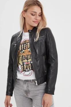 Blouson Femme Rose Garden Jody Lamb Castel Black