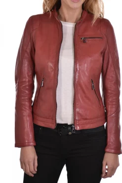 Blouson Femme Rose Garden Kelly Lamb Ruby Dark Red