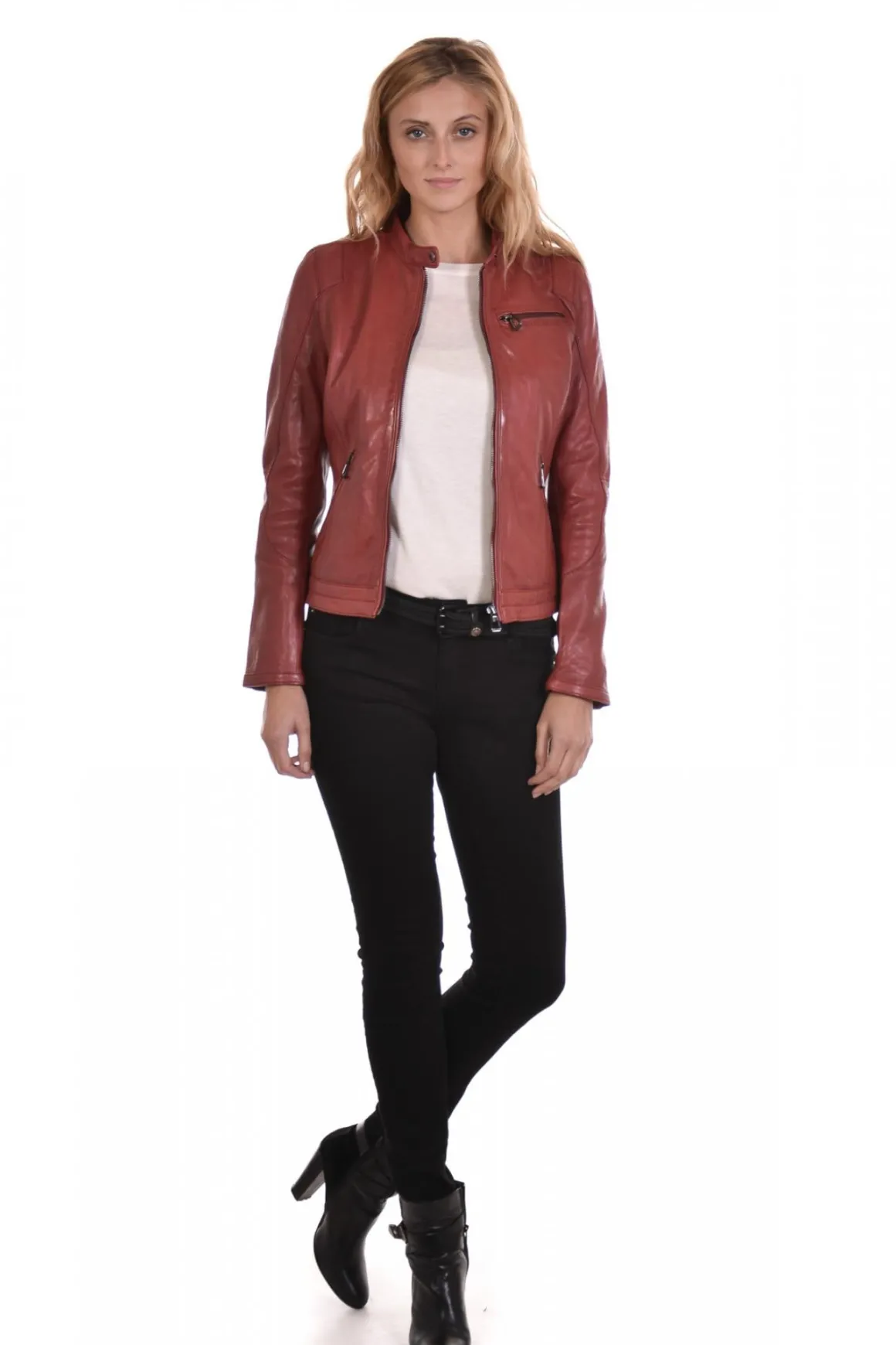 Blouson Femme Rose Garden Kelly Lamb Ruby Dark Red