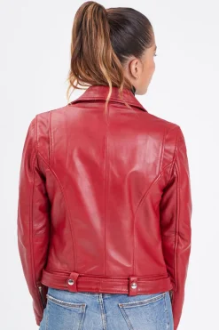 Blouson Femme Rose Garden Laurie Lamb Castel Red Zz