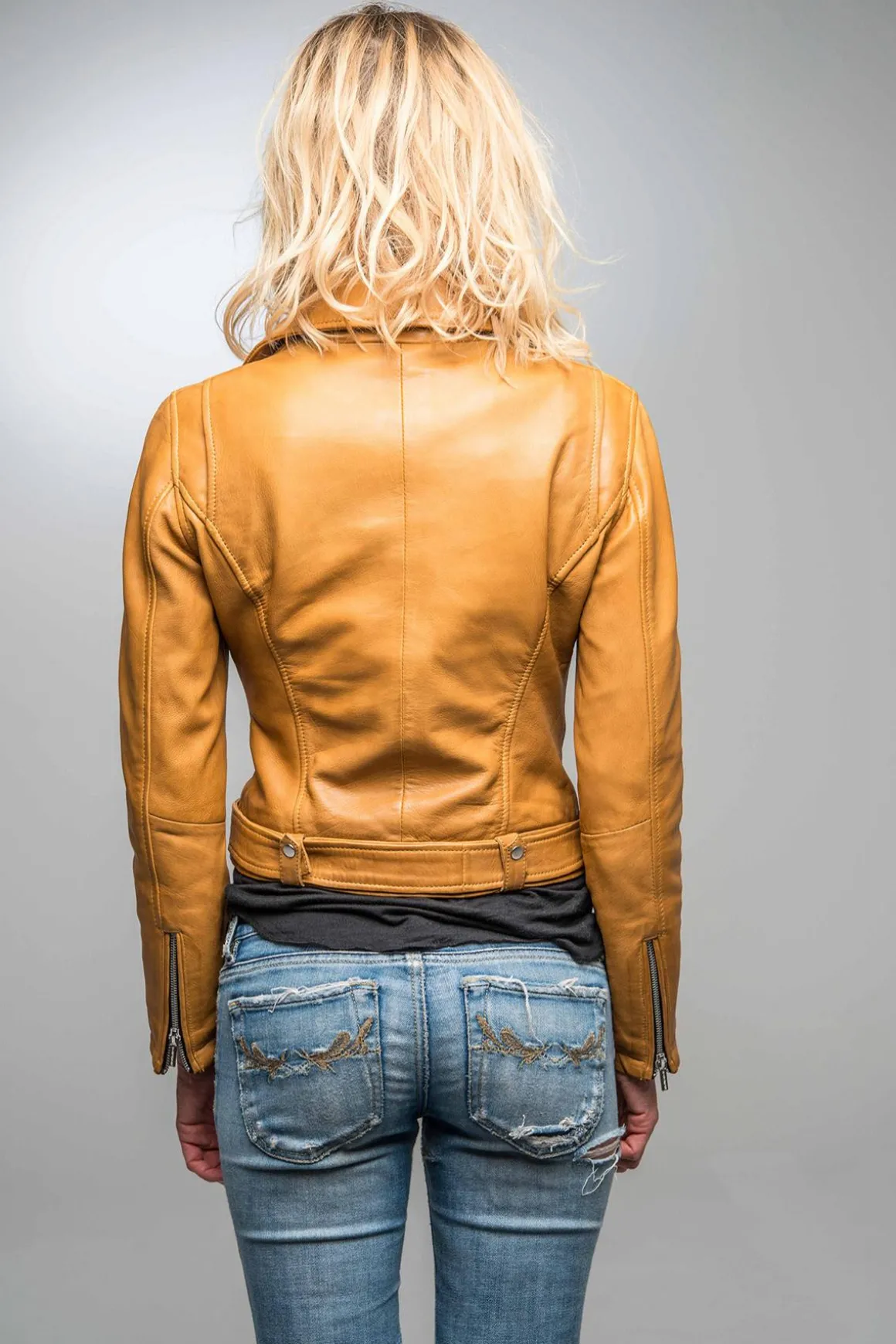 Blouson Femme Rose Garden Laurie Lamb Castel Spicy Mustard Zz