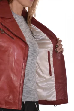 Blouson Femme Rose Garden Missouri Lamb Ruby Dark Red