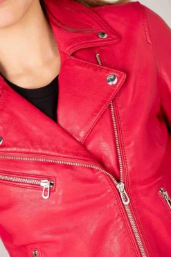Blouson Femme Rose Garden Olympe Lamb Vita Framboise