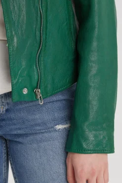 Blouson Femme Rose Garden Olympe Lamb Vita Holly Green