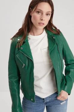 Blouson Femme Rose Garden Olympe Lamb Vita Holly Green