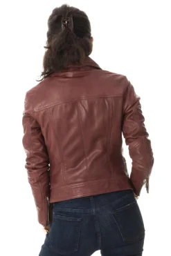Blouson Femme Rose Garden Panema Lamb Castel Burgundy Zz10