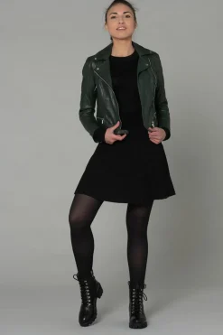 Blouson Femme Rose Garden Panema Lamb Castel Dark Green Zz10