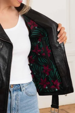 Blouson Femme Rose Garden Paula Lamb Vita Black