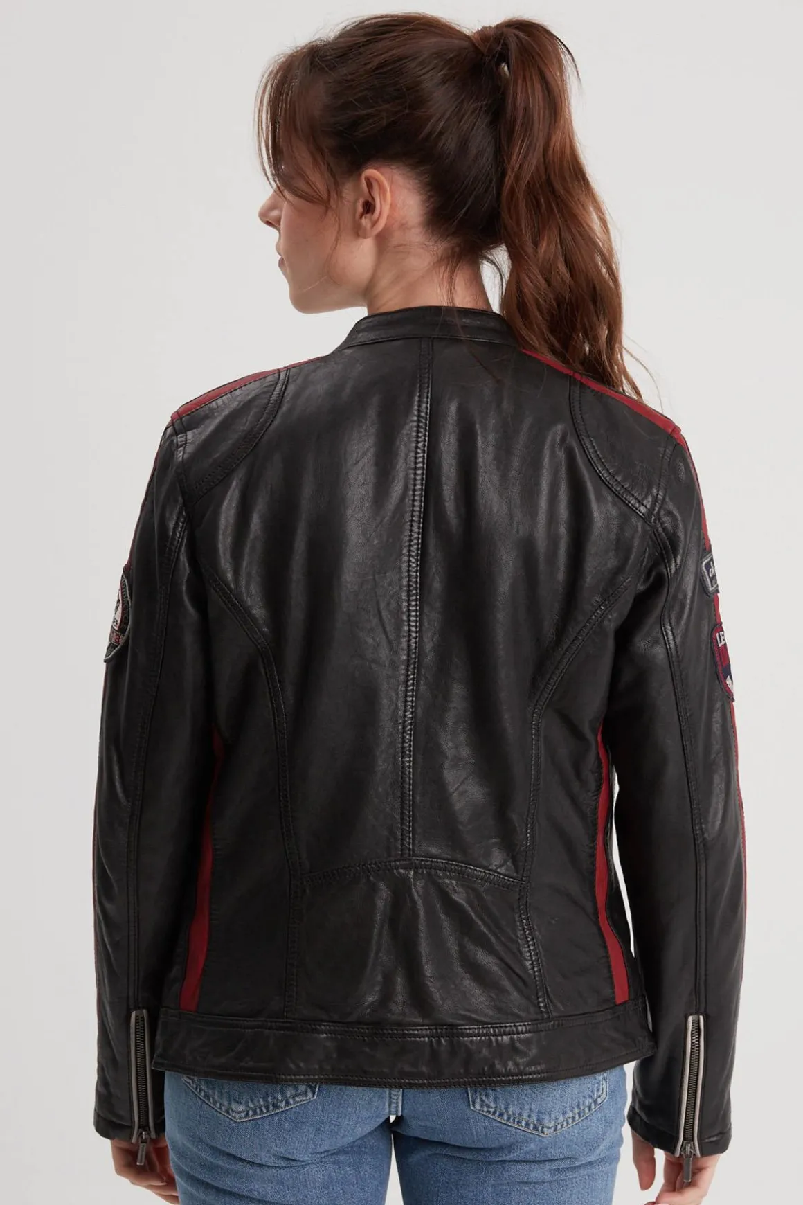 Blouson Femme Rose Garden Soline Lamb Vita Black