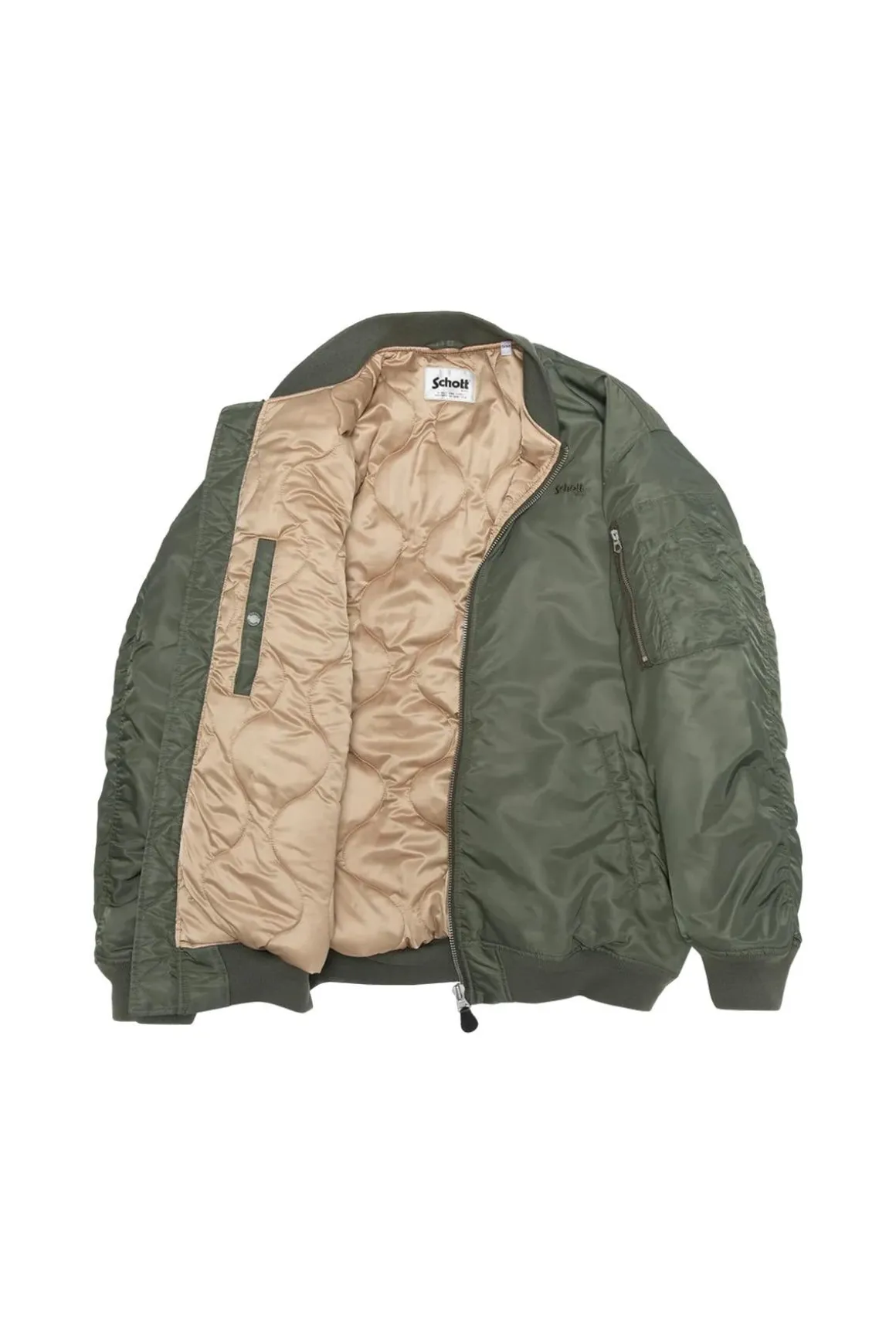 Blouson Femme Schott Airfmaxwrs Us Green