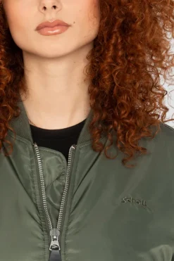 Blouson Femme Schott Airfmaxwrs Us Green