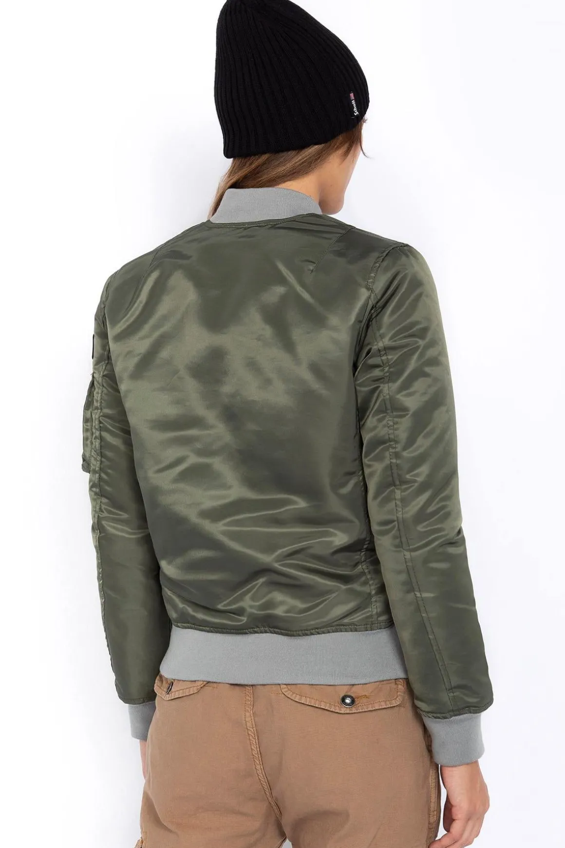 Blouson Femme Schott Airforcewrs Sage Kaki