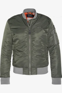 Blouson Femme Schott Airforcewrs Sage Kaki