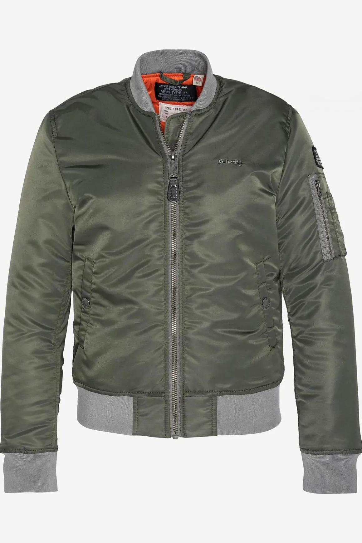 Blouson Femme Schott Airforcewrs Sage Kaki