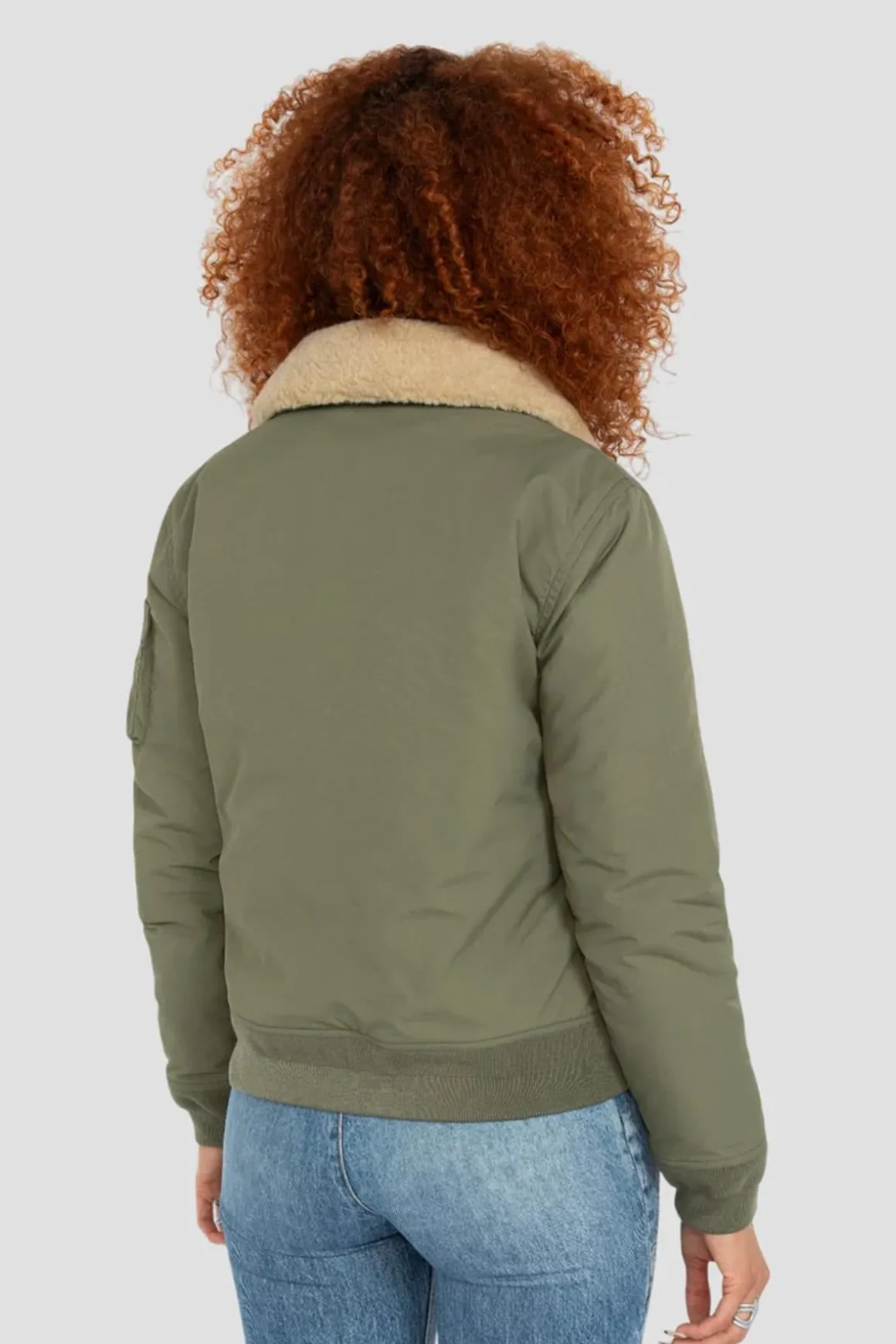 Blouson Femme Schott Airkraft2W Sage Beige