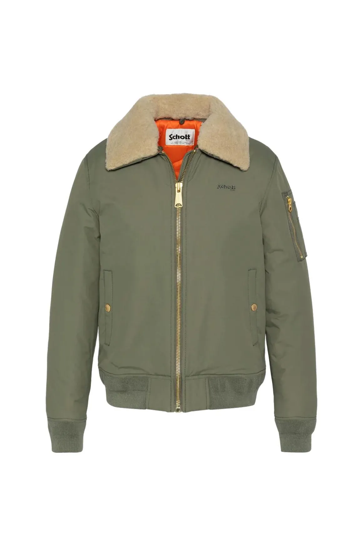 Blouson Femme Schott Airkraft2W Sage Beige