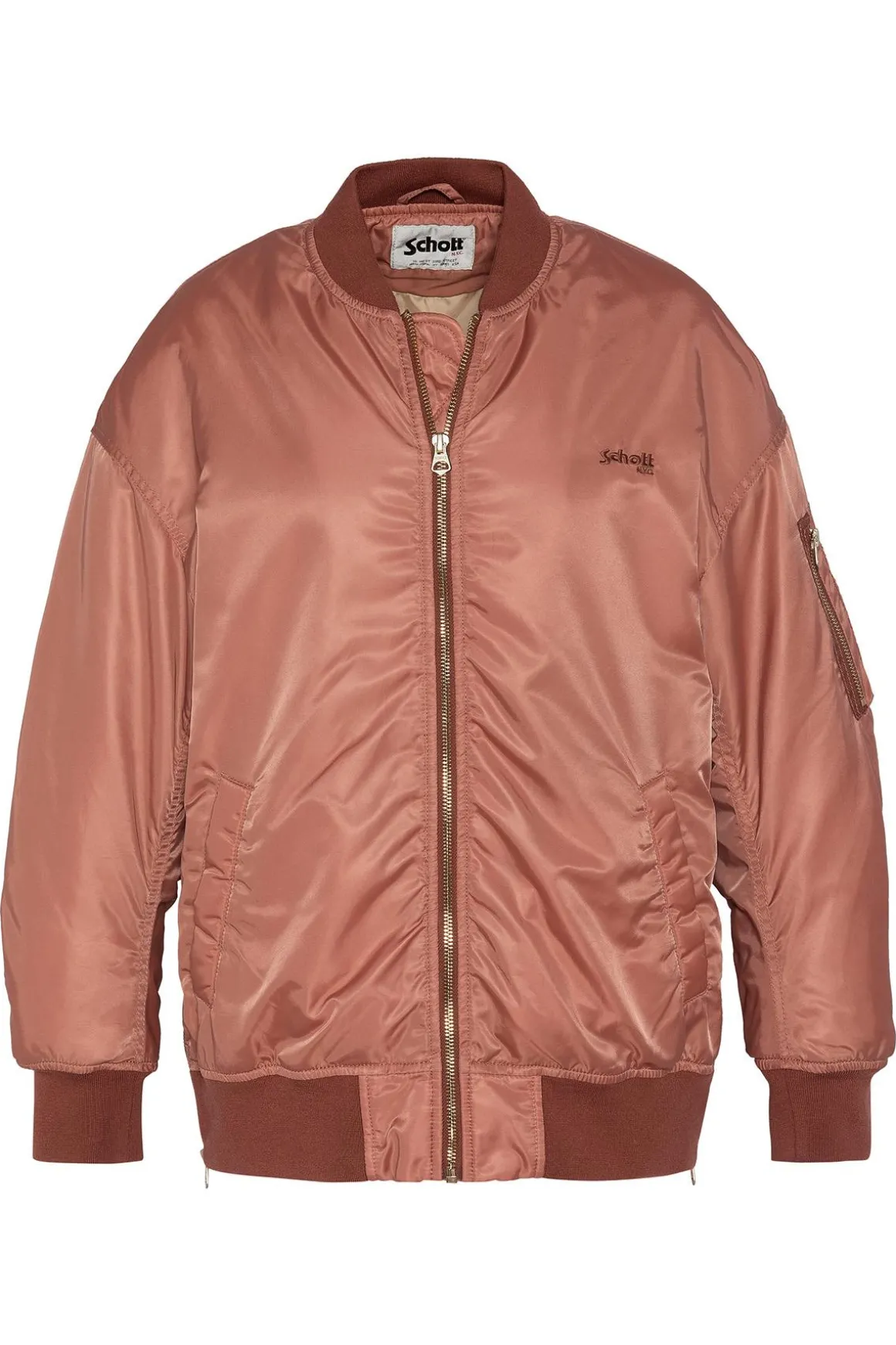 Blouson Femme Schott Airlongwrs Dusty Pink