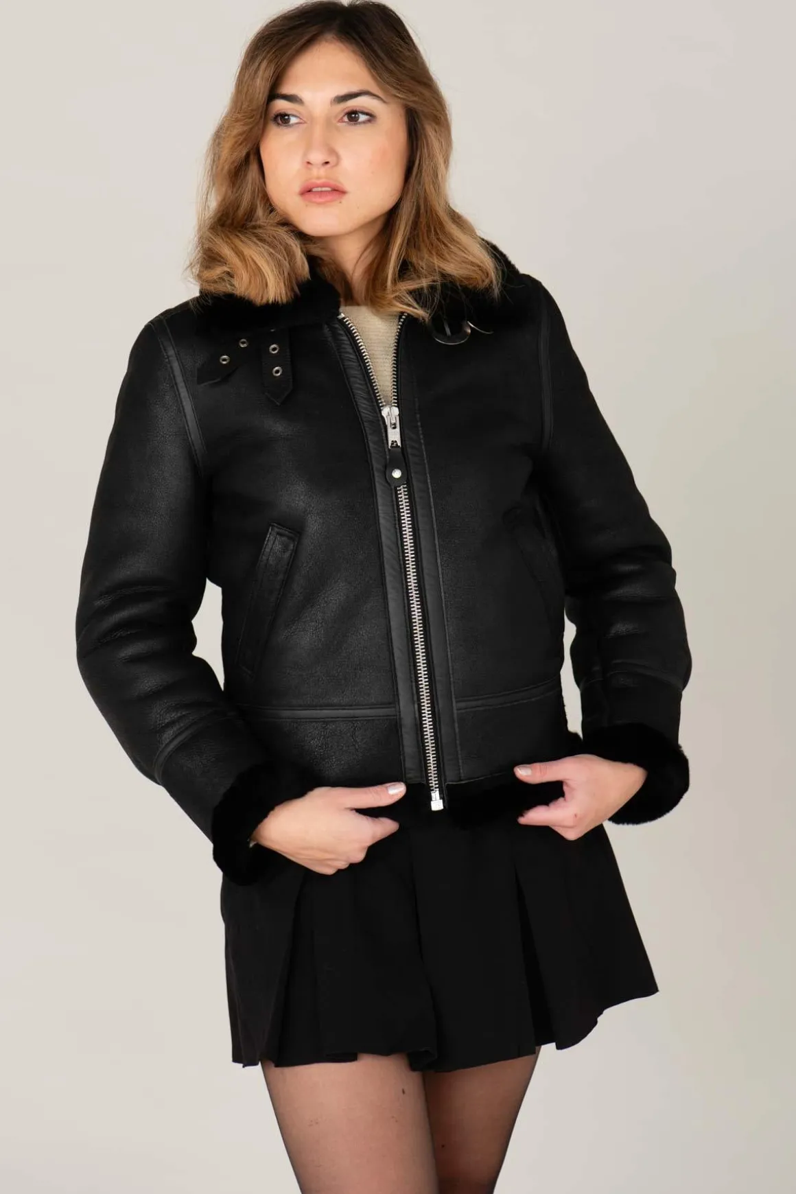Blouson Femme Schott Lcw1257 Black