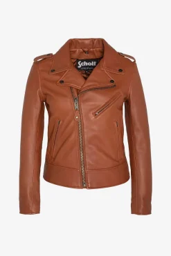 Blouson Femme Schott Lcw1601D Cognac