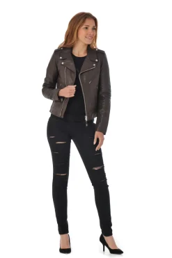 Blouson Femme Schott Lcw1601D Plum