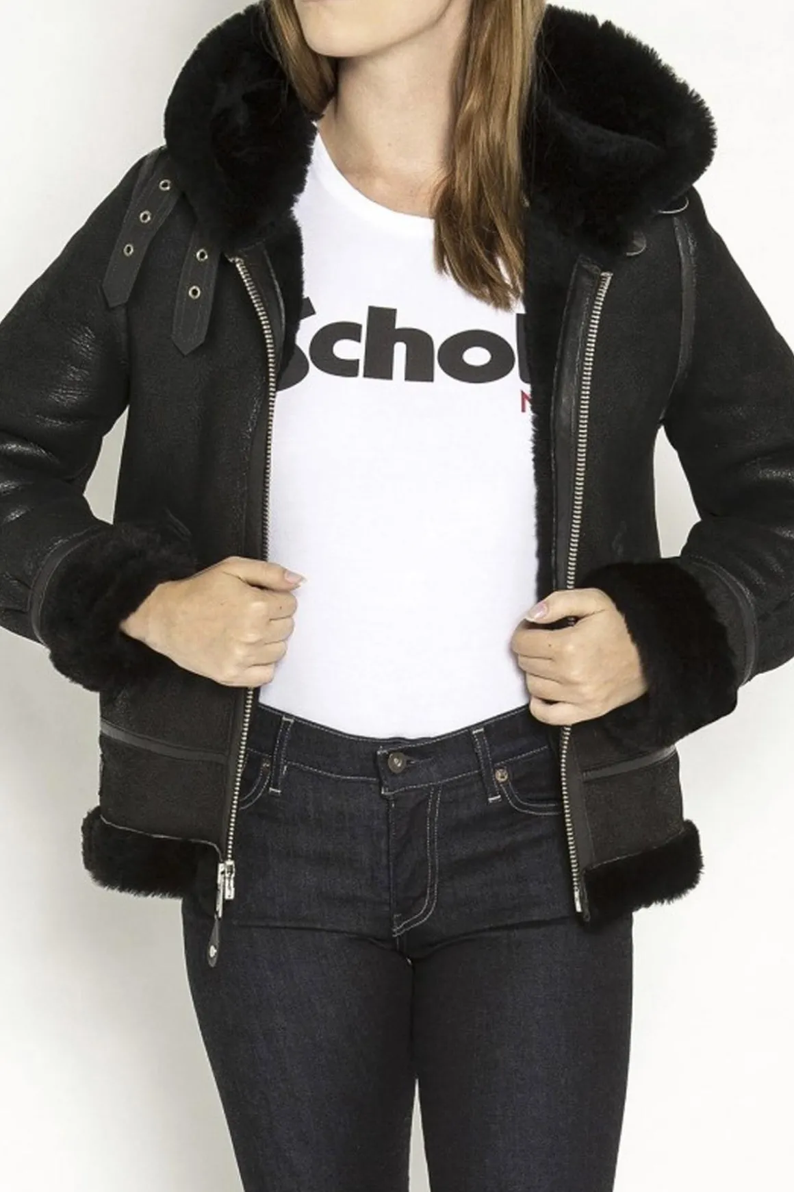 Blouson Femme Schott Lcw1257H Black