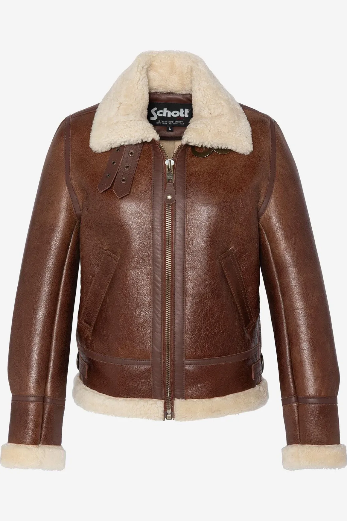 Blouson Femme Schott Lcw1257 Moka