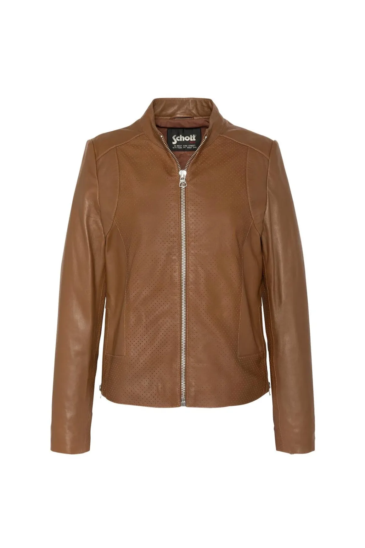 Blouson Femme Schott Lcwsusan Brown