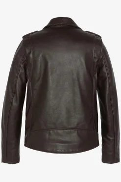 Blouson Femme Schott Lcw1637X Dark Brown