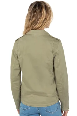 Blouson Femme Schott Perf1637Wx Light Kaki