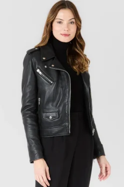 Blouson Femme Serge Pariente Eva Black
