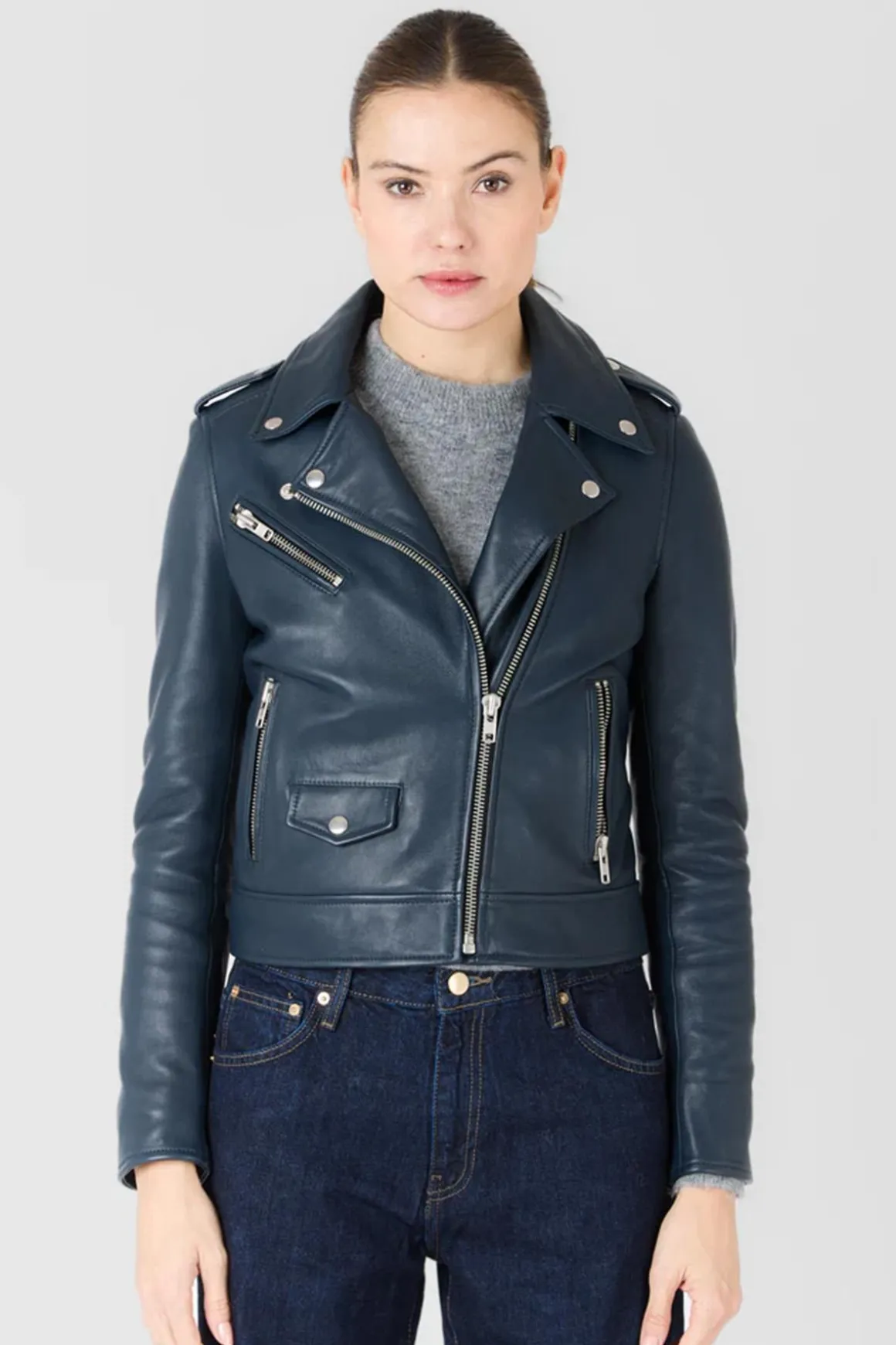 Blouson Femme Serge Pariente Eva Dark Blue