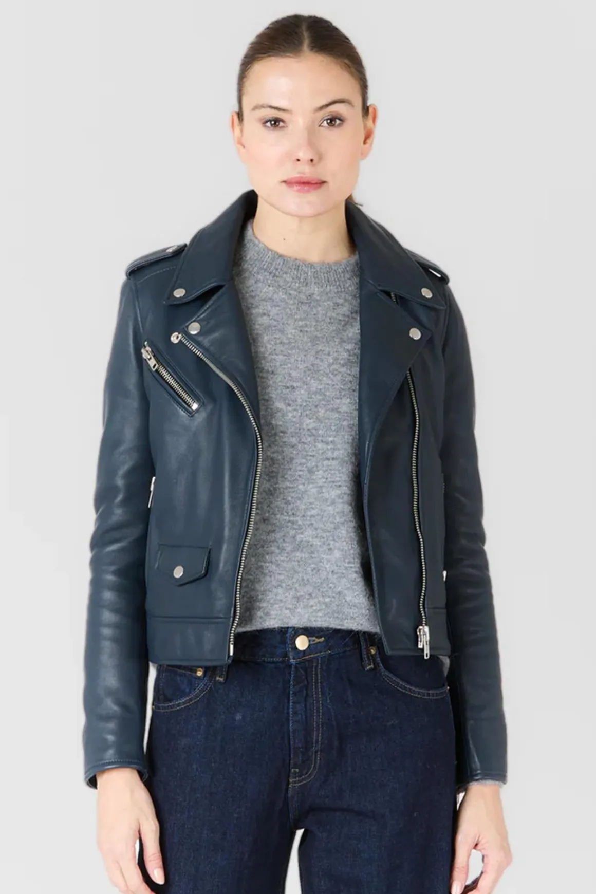 Blouson Femme Serge Pariente Eva Dark Blue