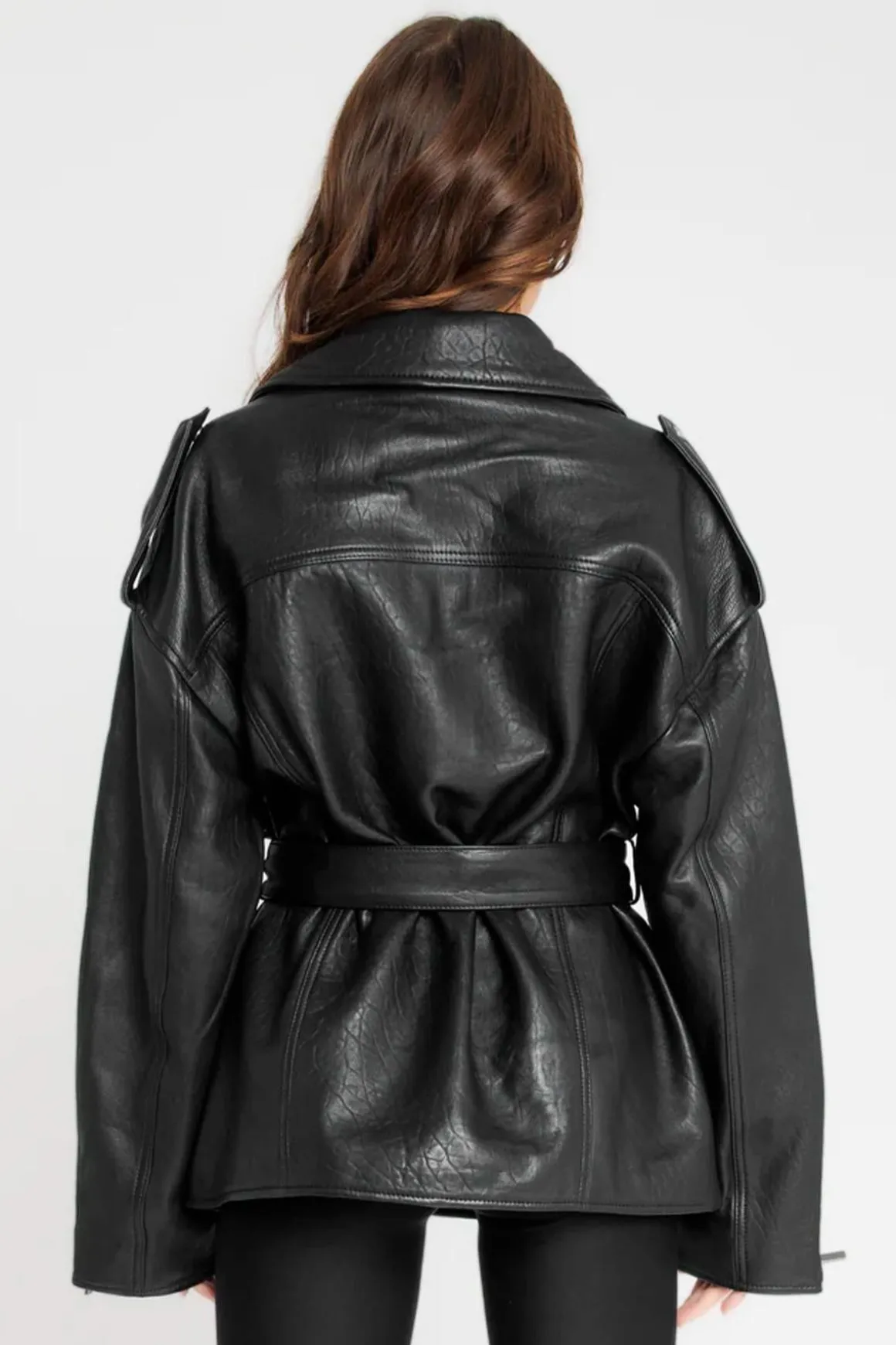 Blouson Femme Serge Pariente Big Oversize Black