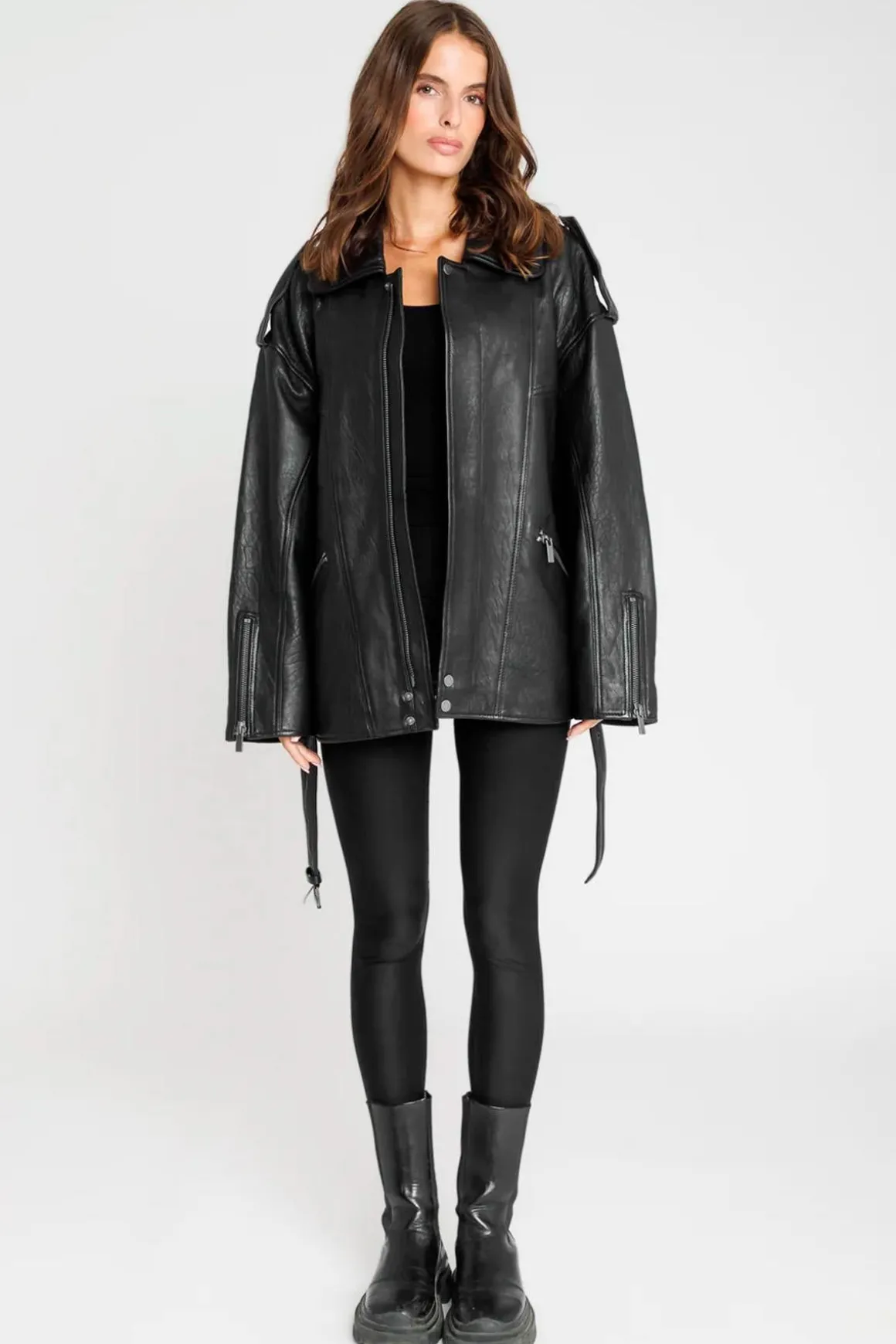 Blouson Femme Serge Pariente Big Oversize Black
