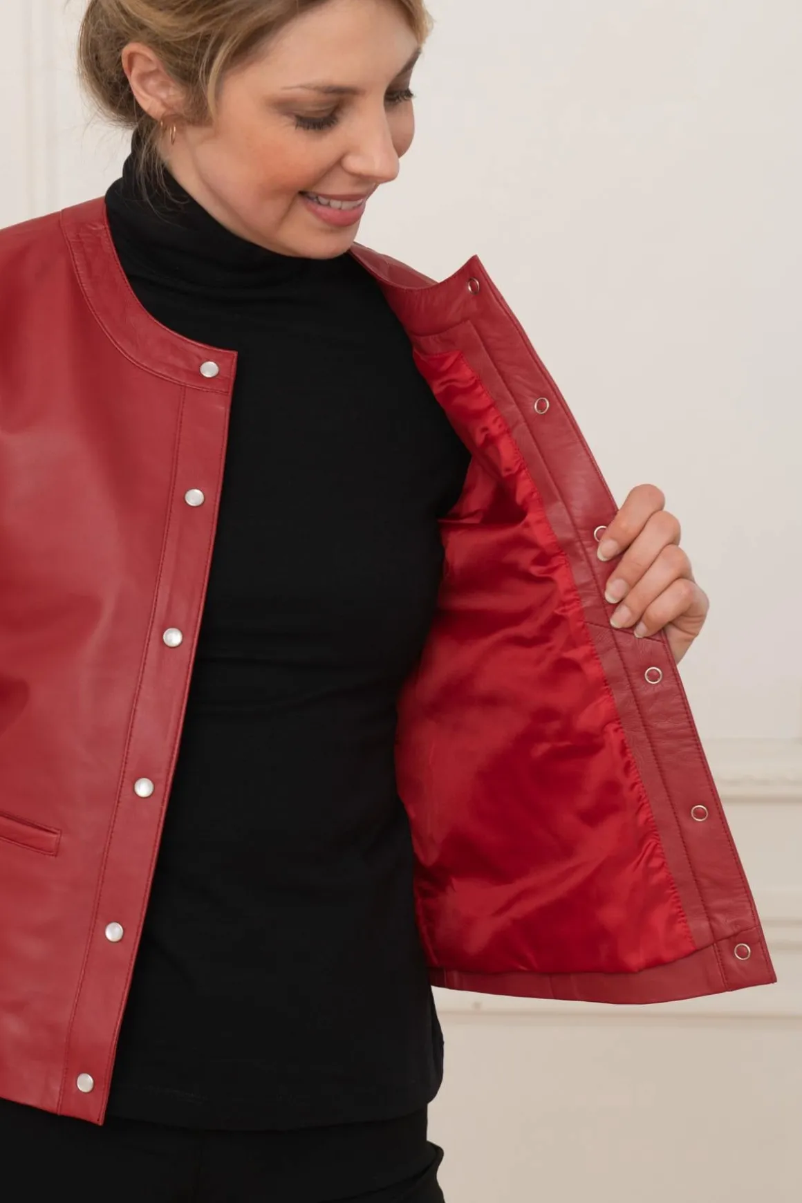 Blouson Femme Serge Pariente Caroline Red